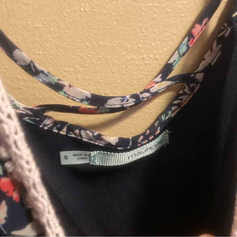 Maurices Floral Lace-Trim Lined Slip Dress Small - Picture 5 of 7